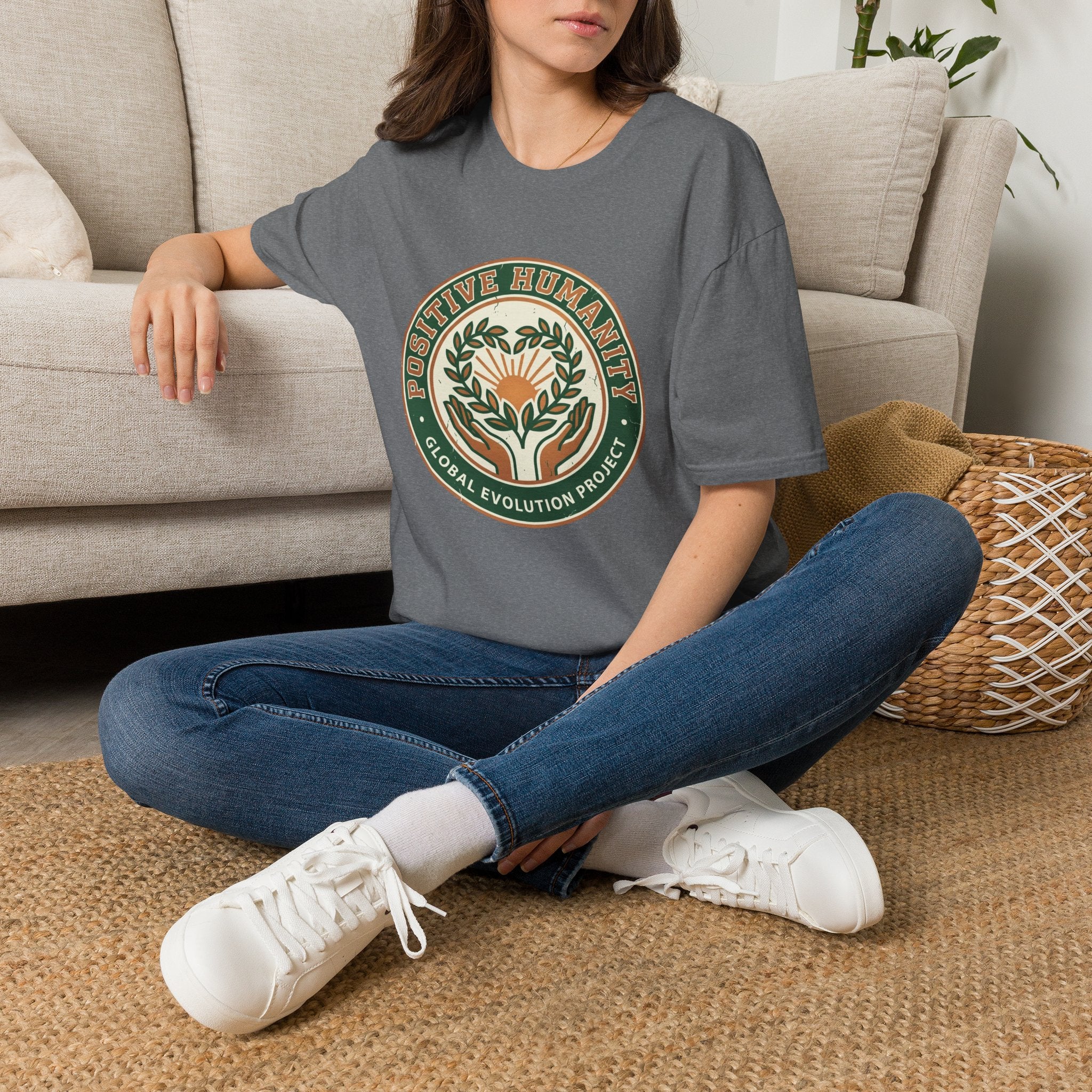 Positive Humanity Global Evolution Project T-Shirt