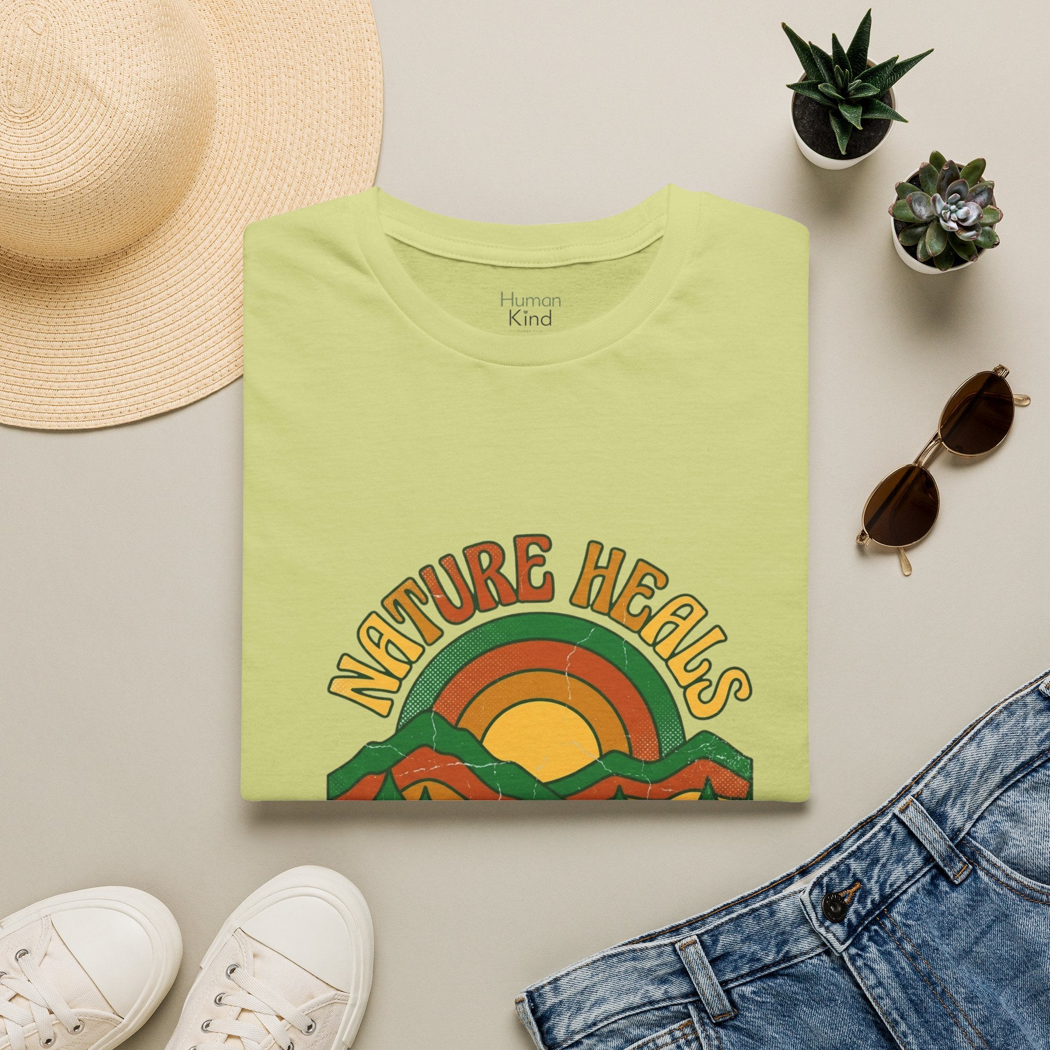 Nature Heals Retro T-Shirt