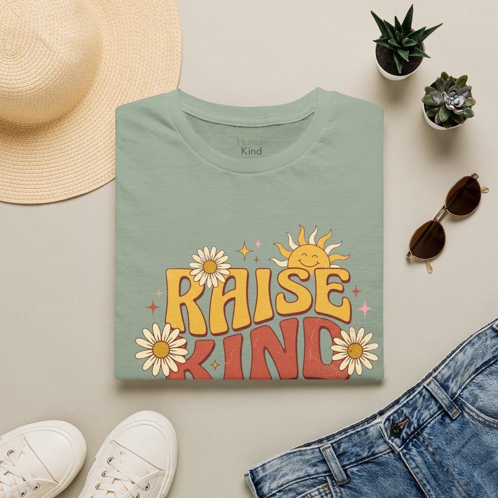 Raise Kind Humans Retro T-Shirt
