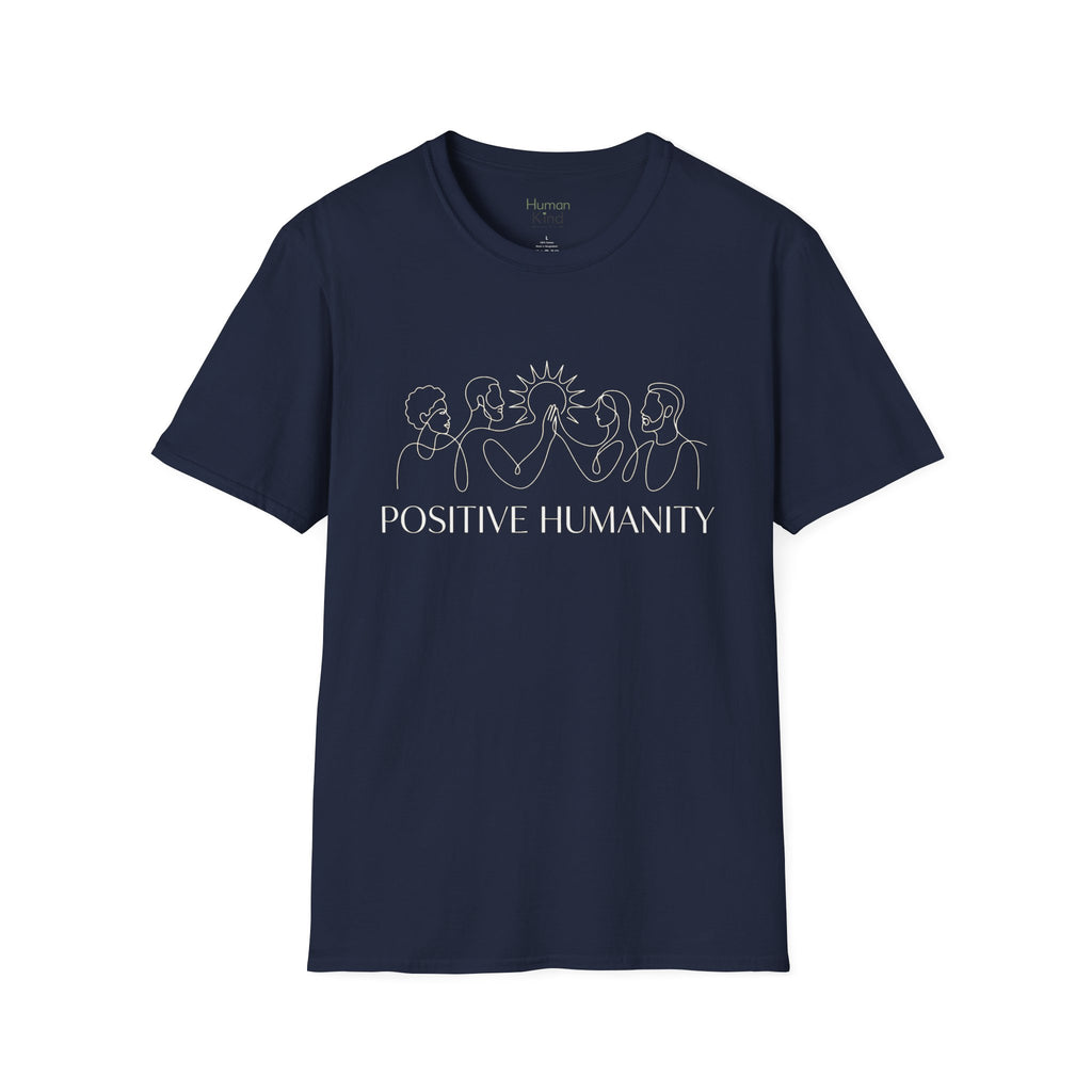 Positive Humanity Horizontal Minimal T-Shirt
