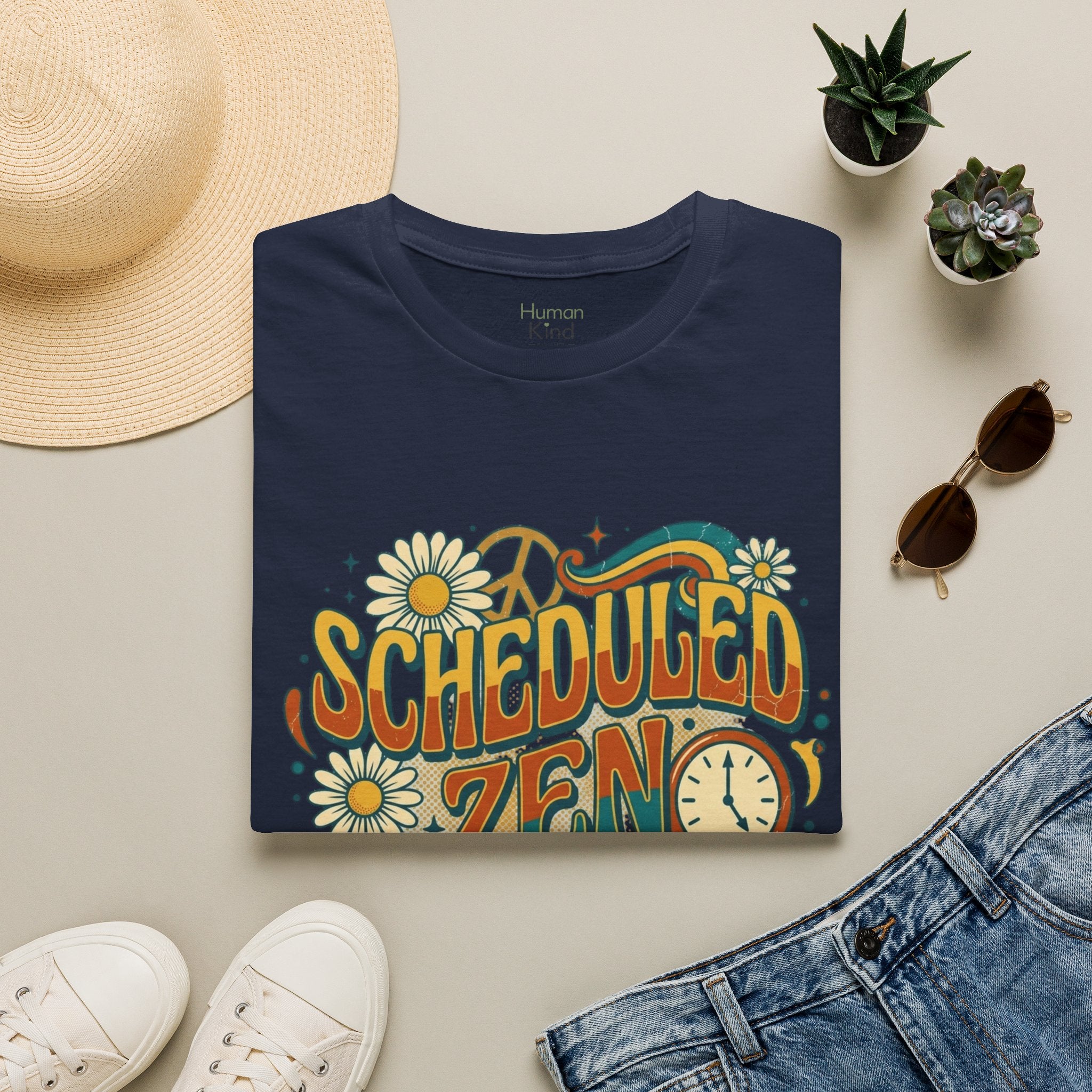 Scheduled Zen Retro T-Shirt