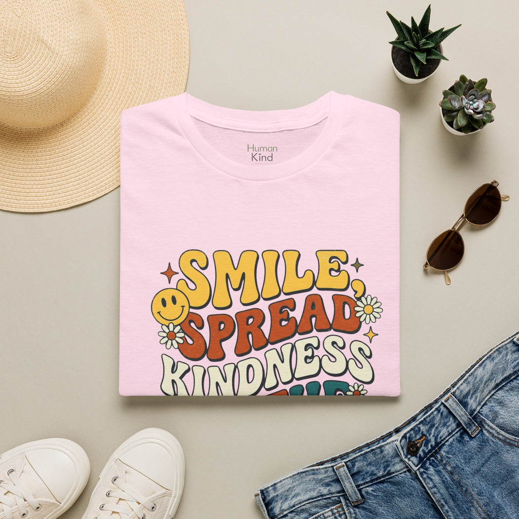 Smile - Spread Kindness Retro T-Shirt