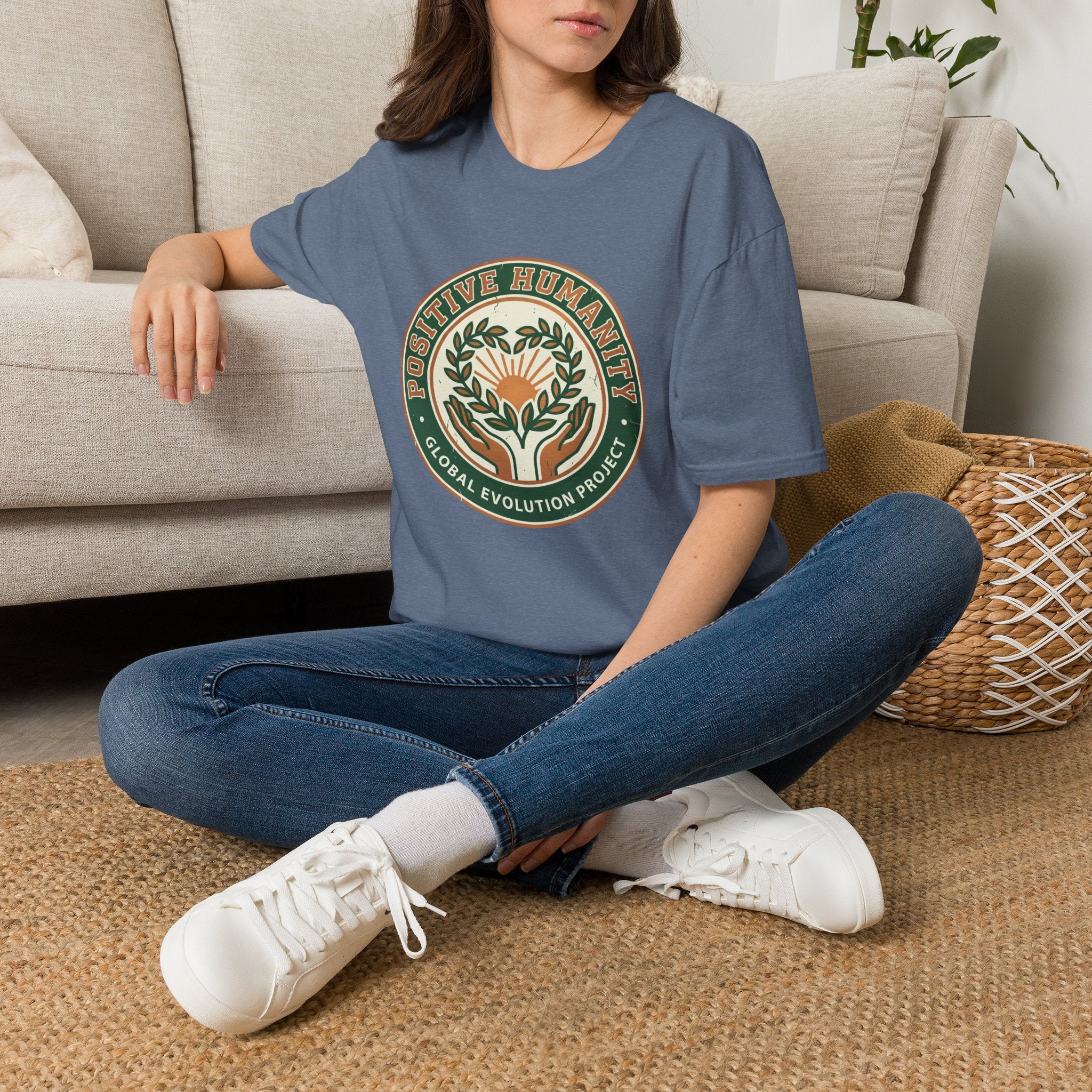 Positive Humanity Global Evolution Project T-Shirt