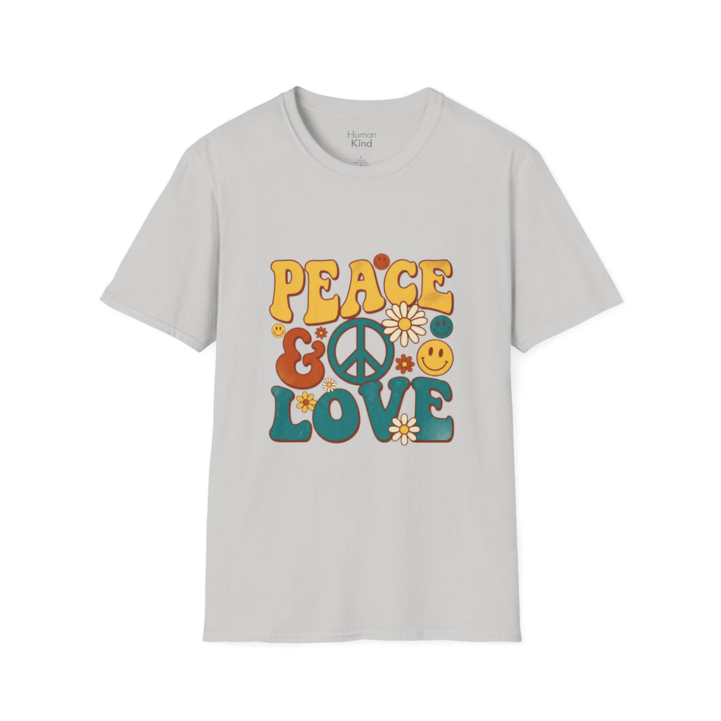 Peace & Love Retro T-Shirt