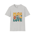 Peace & Love Retro T-Shirt