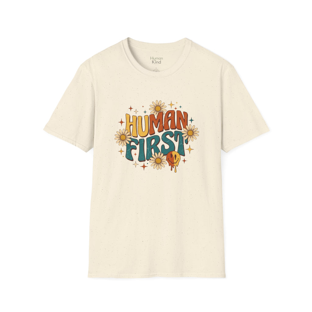 Human First Retro T-Shirt