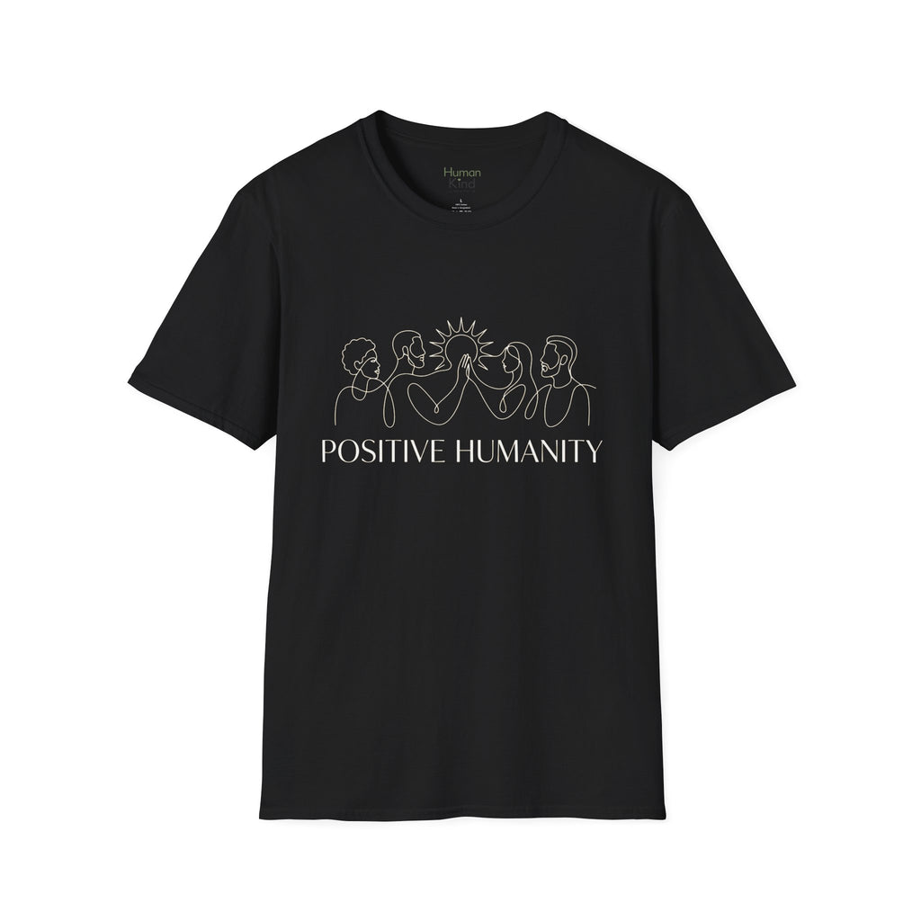Positive Humanity Horizontal Minimal T-Shirt