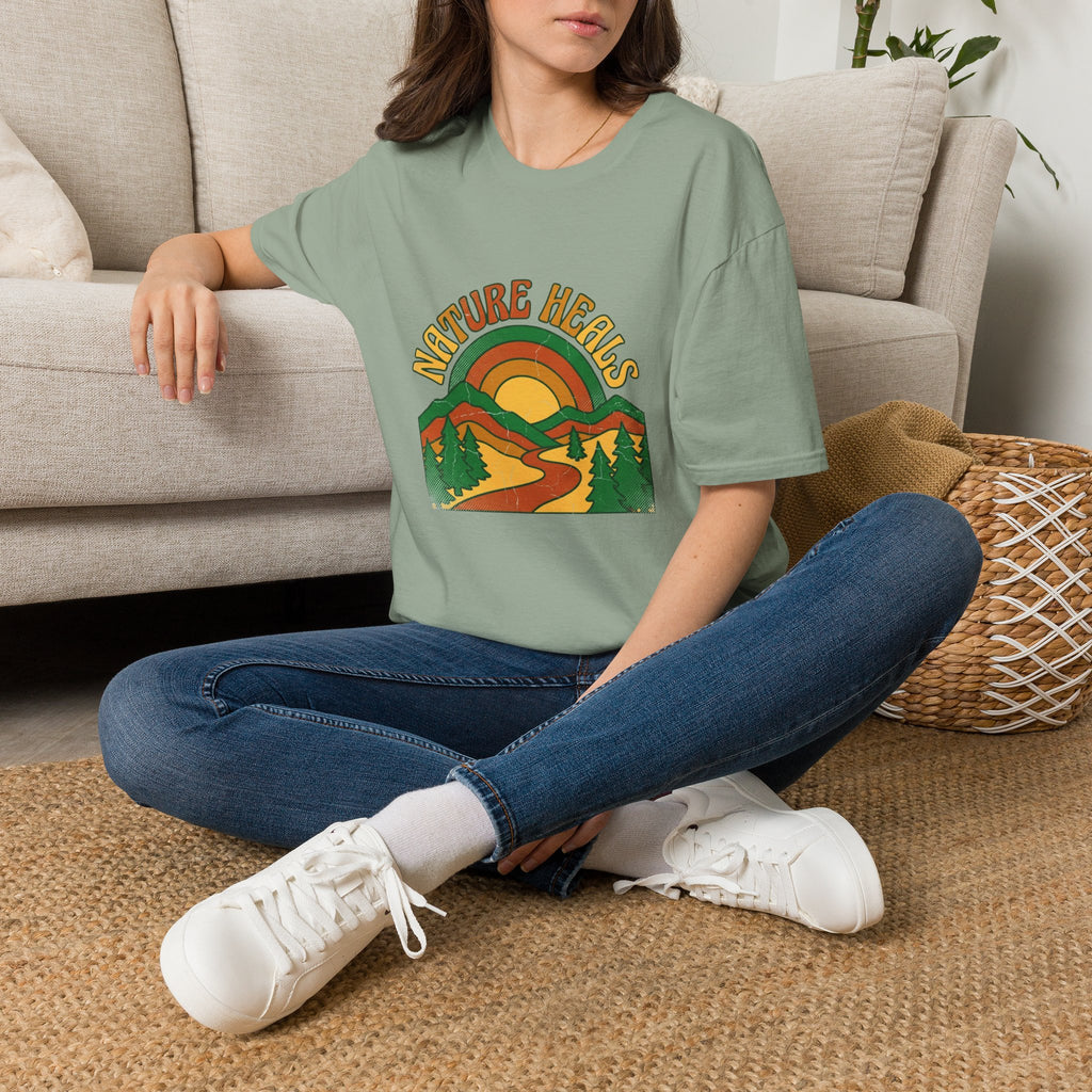 Nature Heals Retro T-Shirt