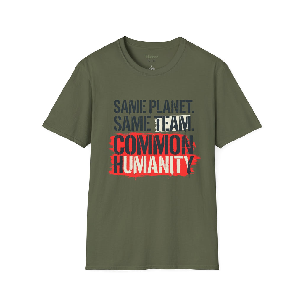 Same Planet Same Team - Bold T-Shirt