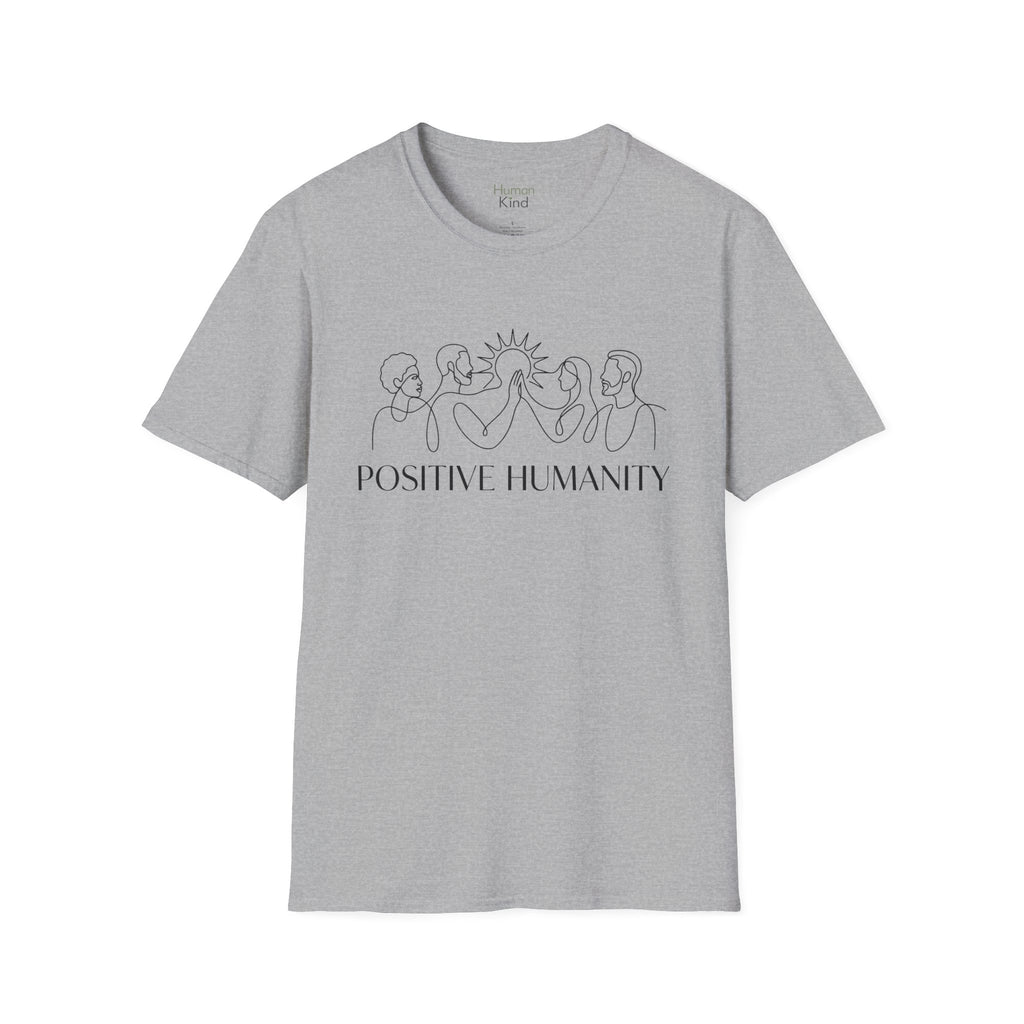 Positive Humanity Horizontal Minimal T-Shirt