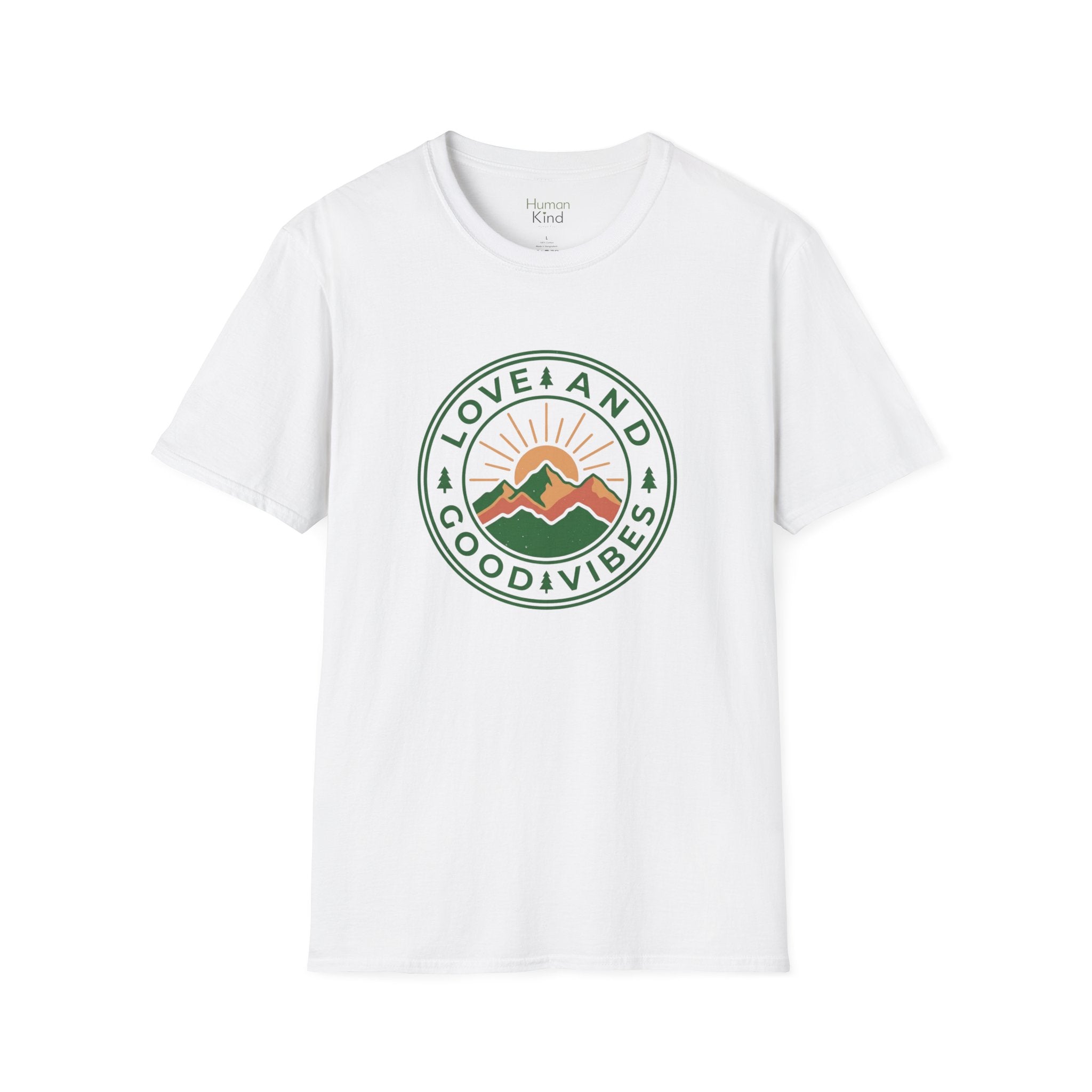 Love and Good Vibes Crest T-Shirt