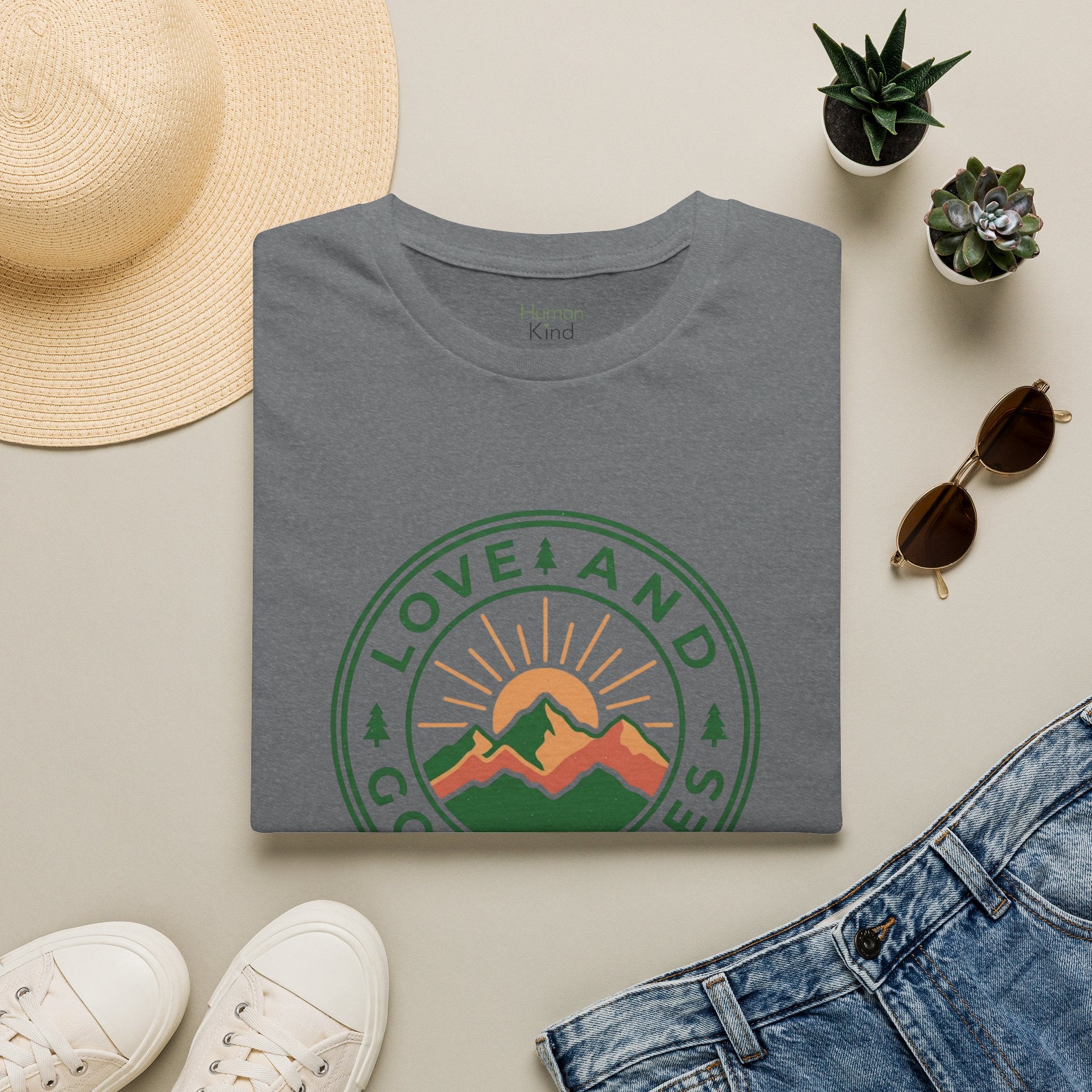 Love and Good Vibes Crest T-Shirt