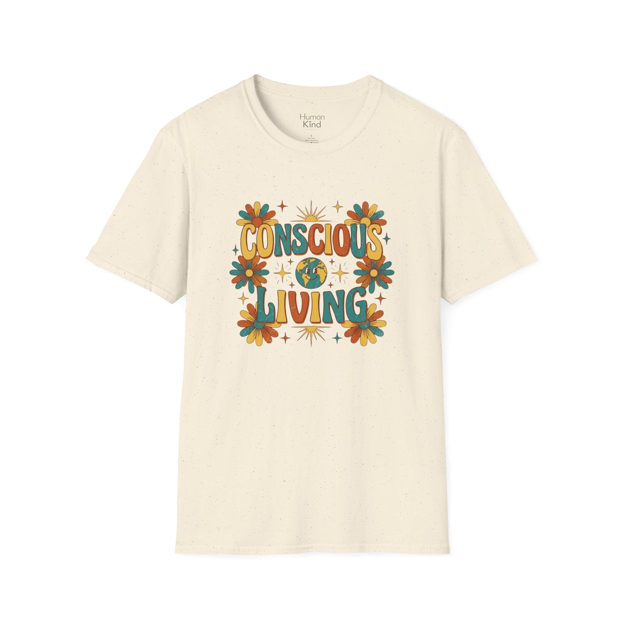 Conscious Living Retro T-Shirt