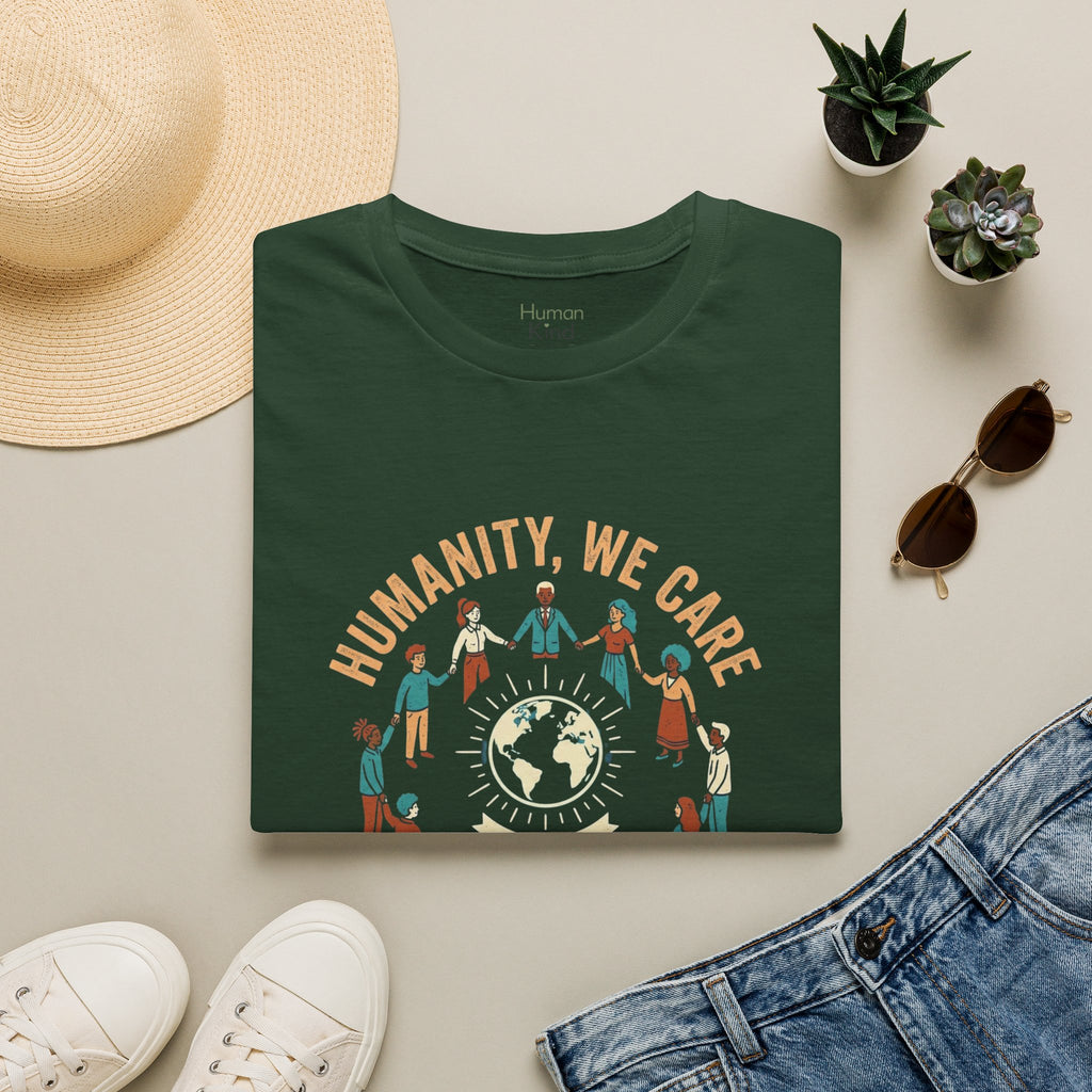 Humanity We Care Globe T-Shirt