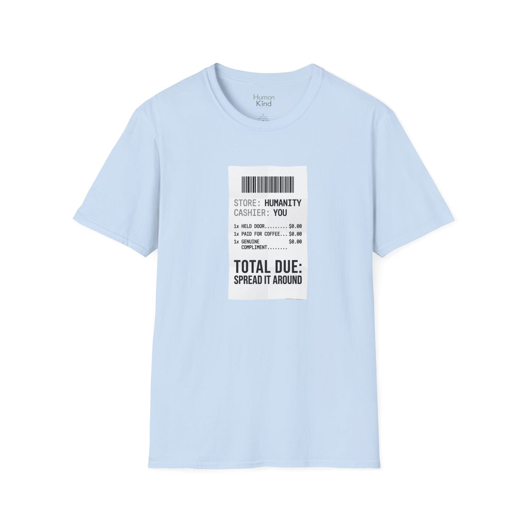 Humanity Receipt T-Shirt