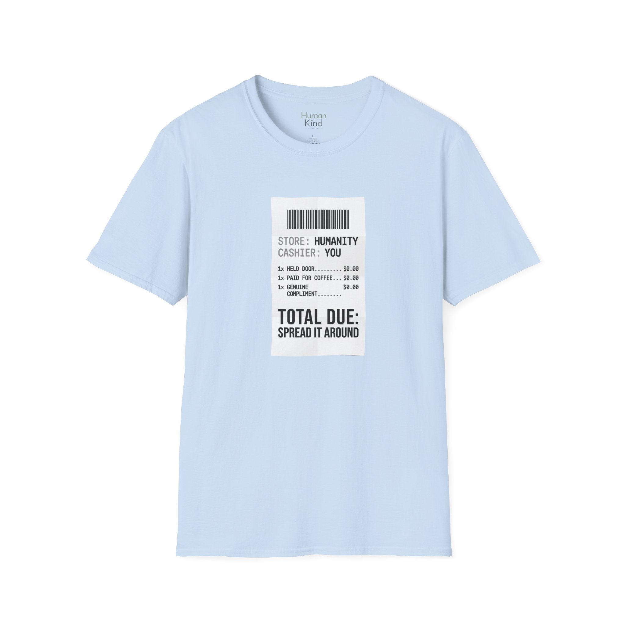 Humanity Receipt T-Shirt