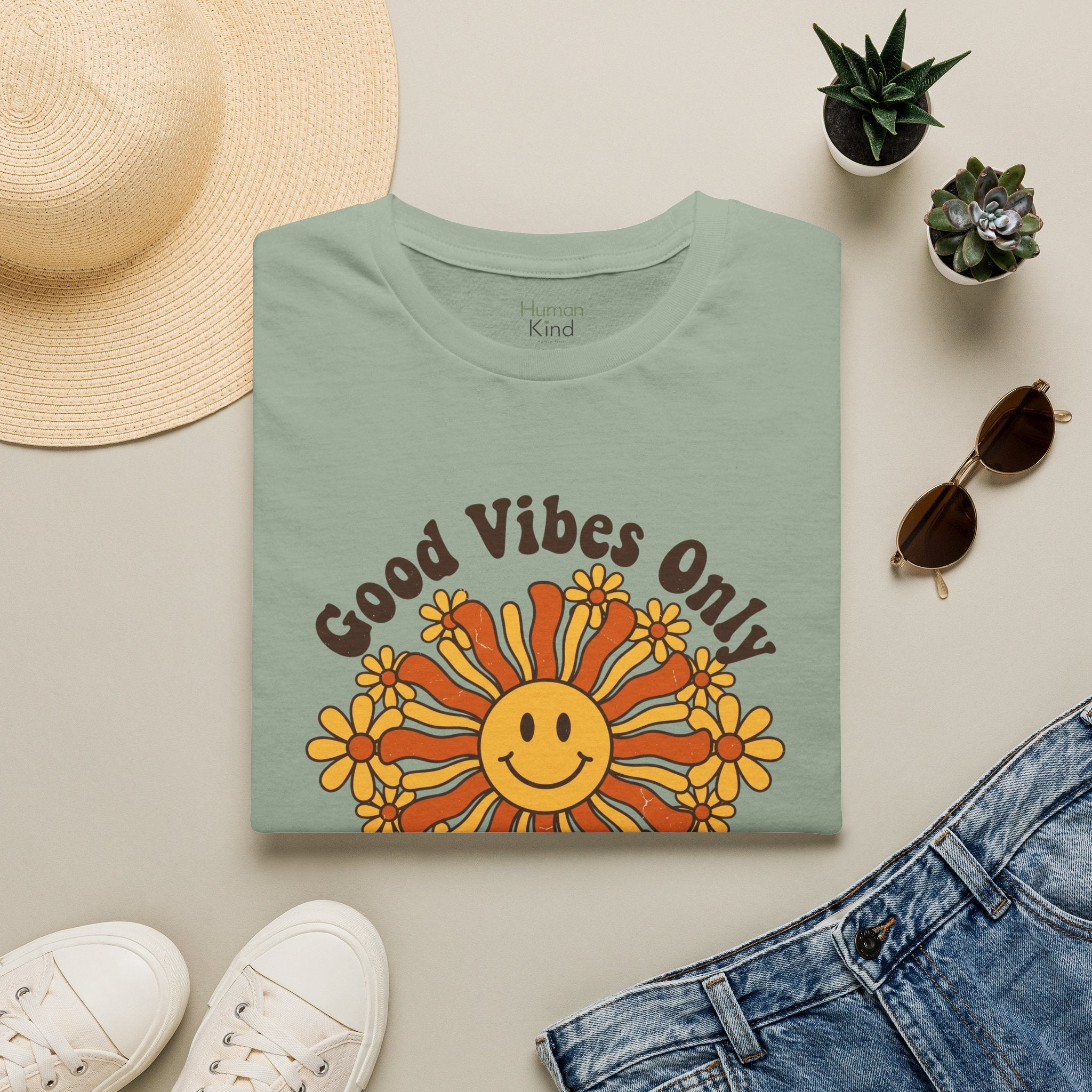 Good Vibes Only retro T-Shirt