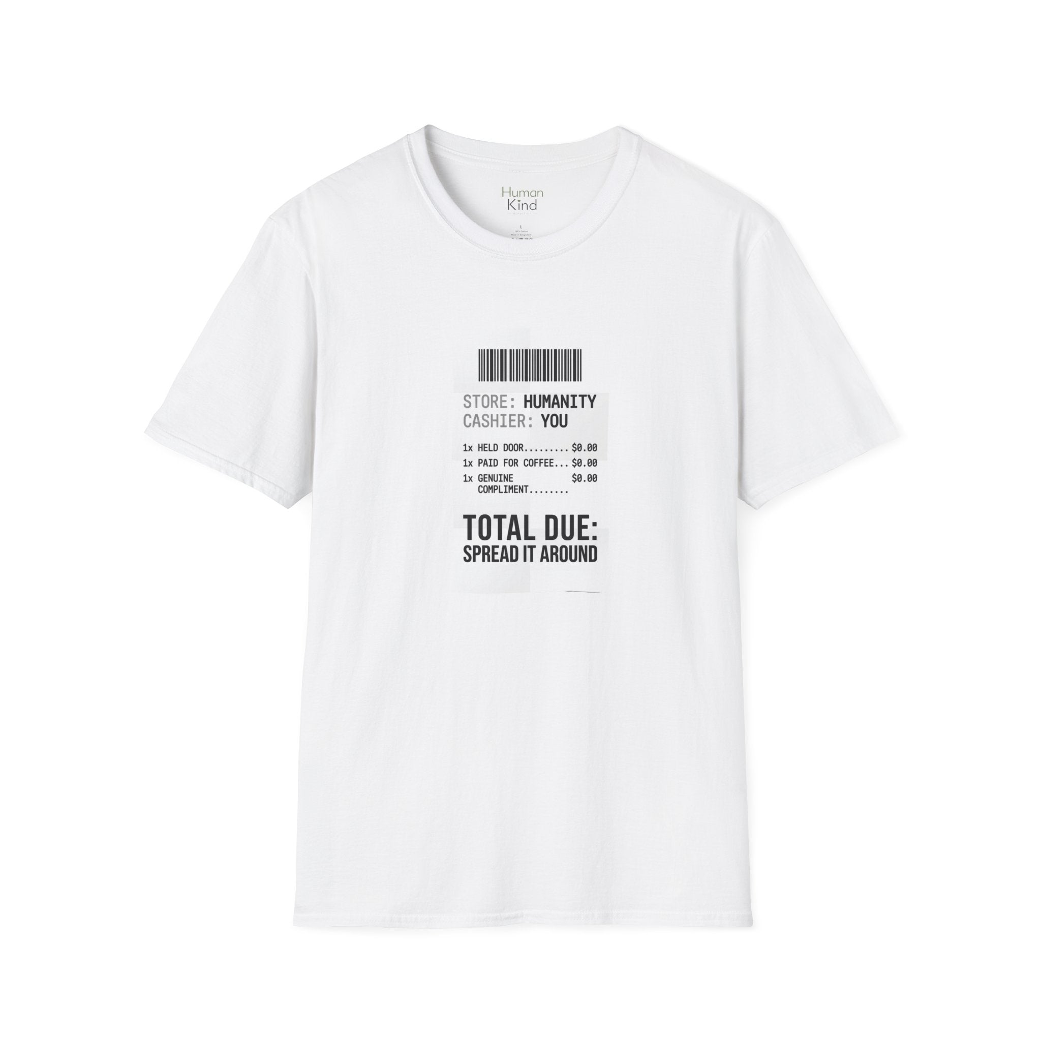 Humanity Receipt T-Shirt