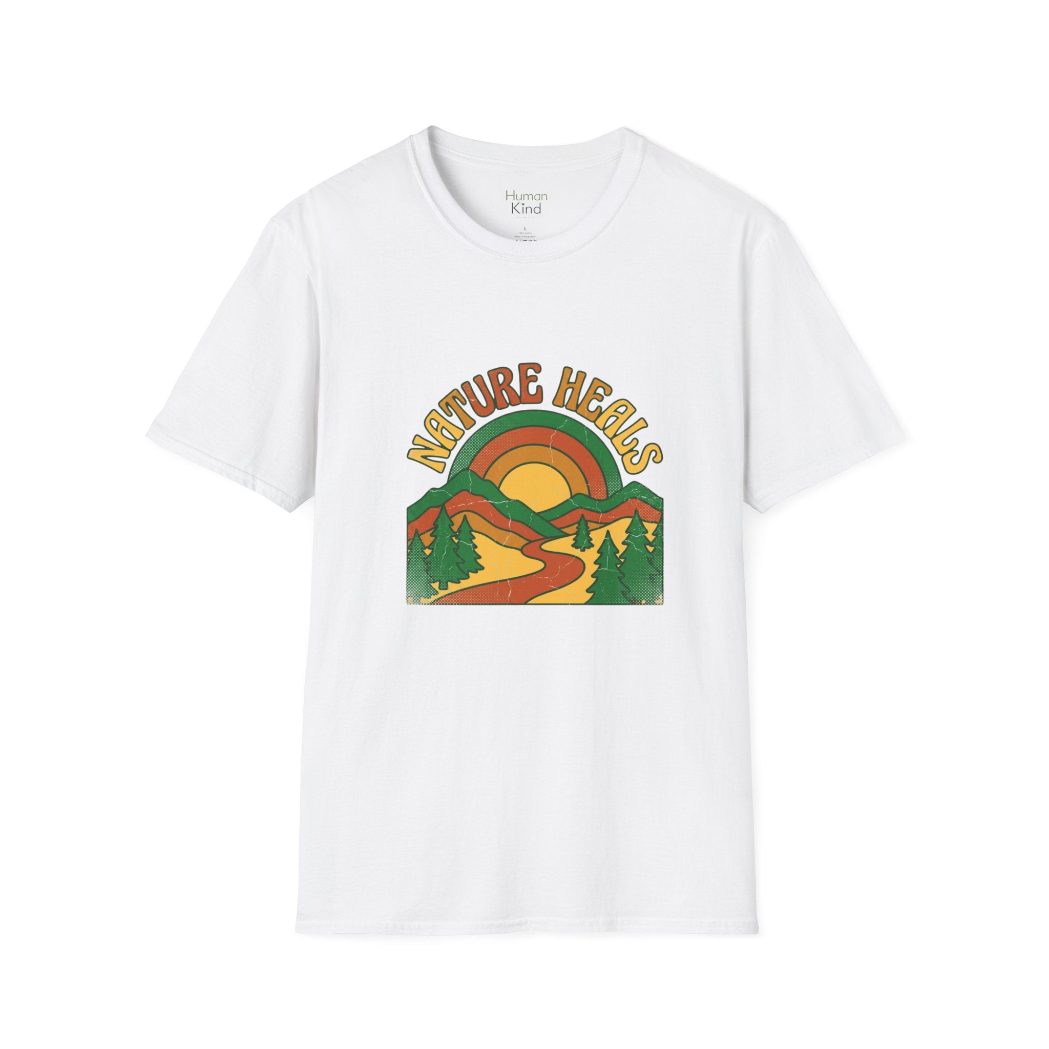 Nature Heals Retro T-Shirt