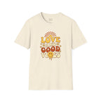 Love and Good Vibes Retro T-Shirt