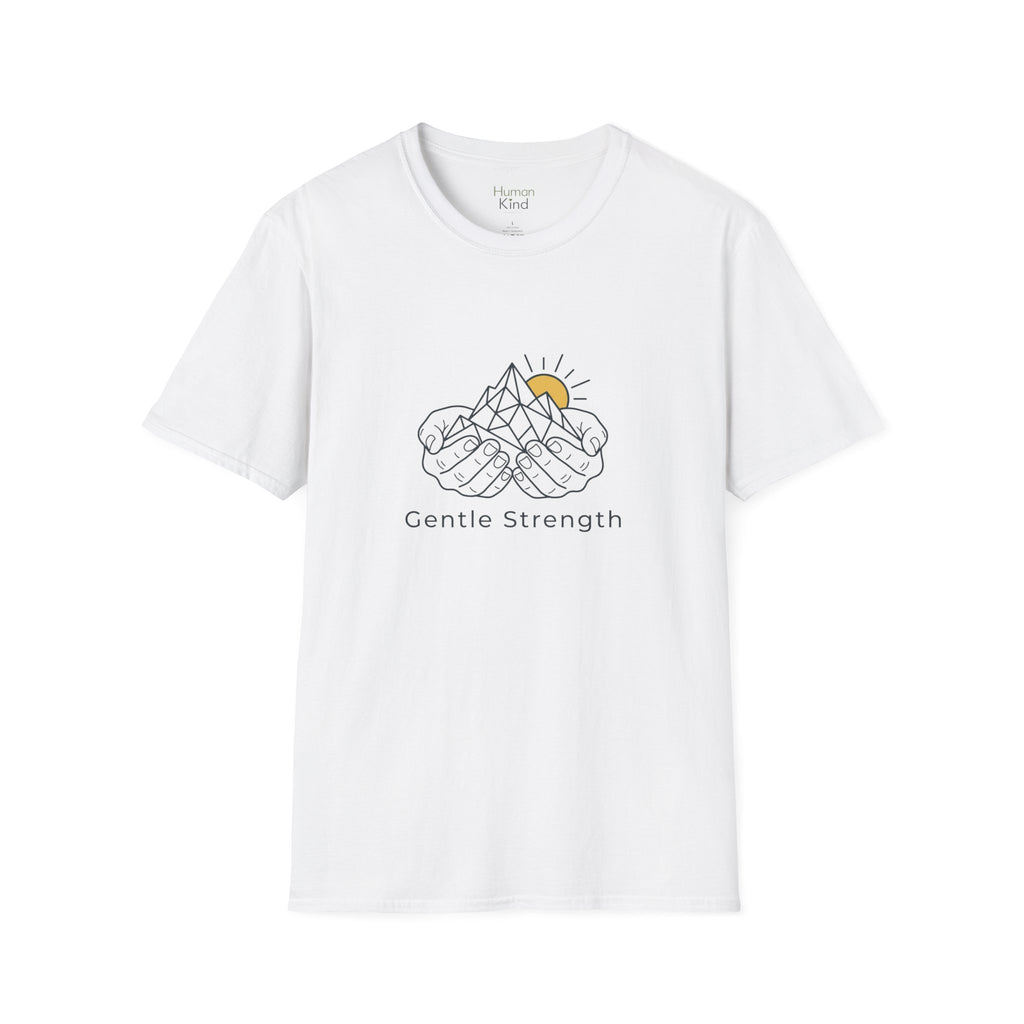 Gentle Strength - Hands - Mountains T-Shirt