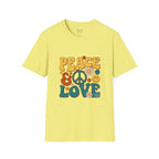 Peace & Love Retro T-Shirt