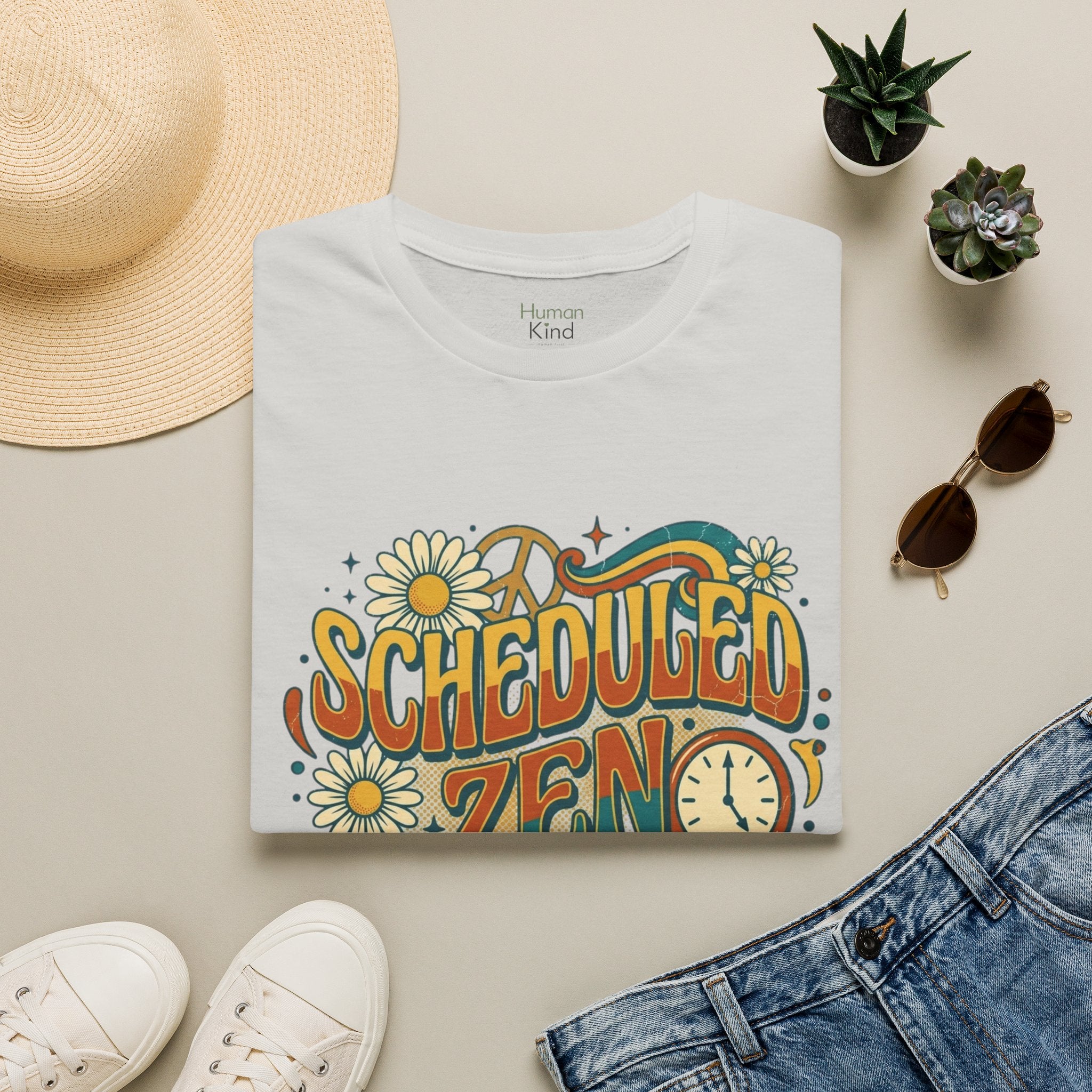 Scheduled Zen Retro T-Shirt