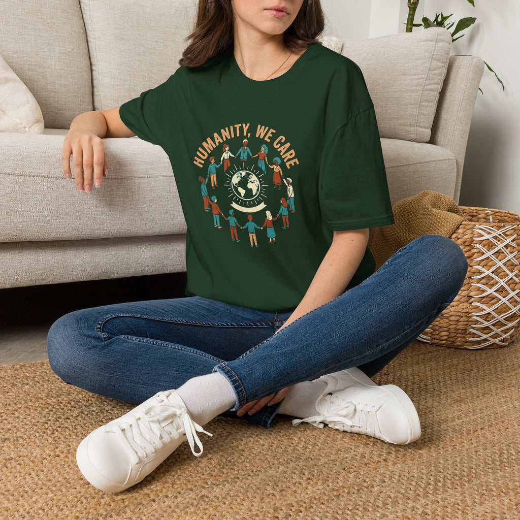 Humanity We Care Globe T-Shirt