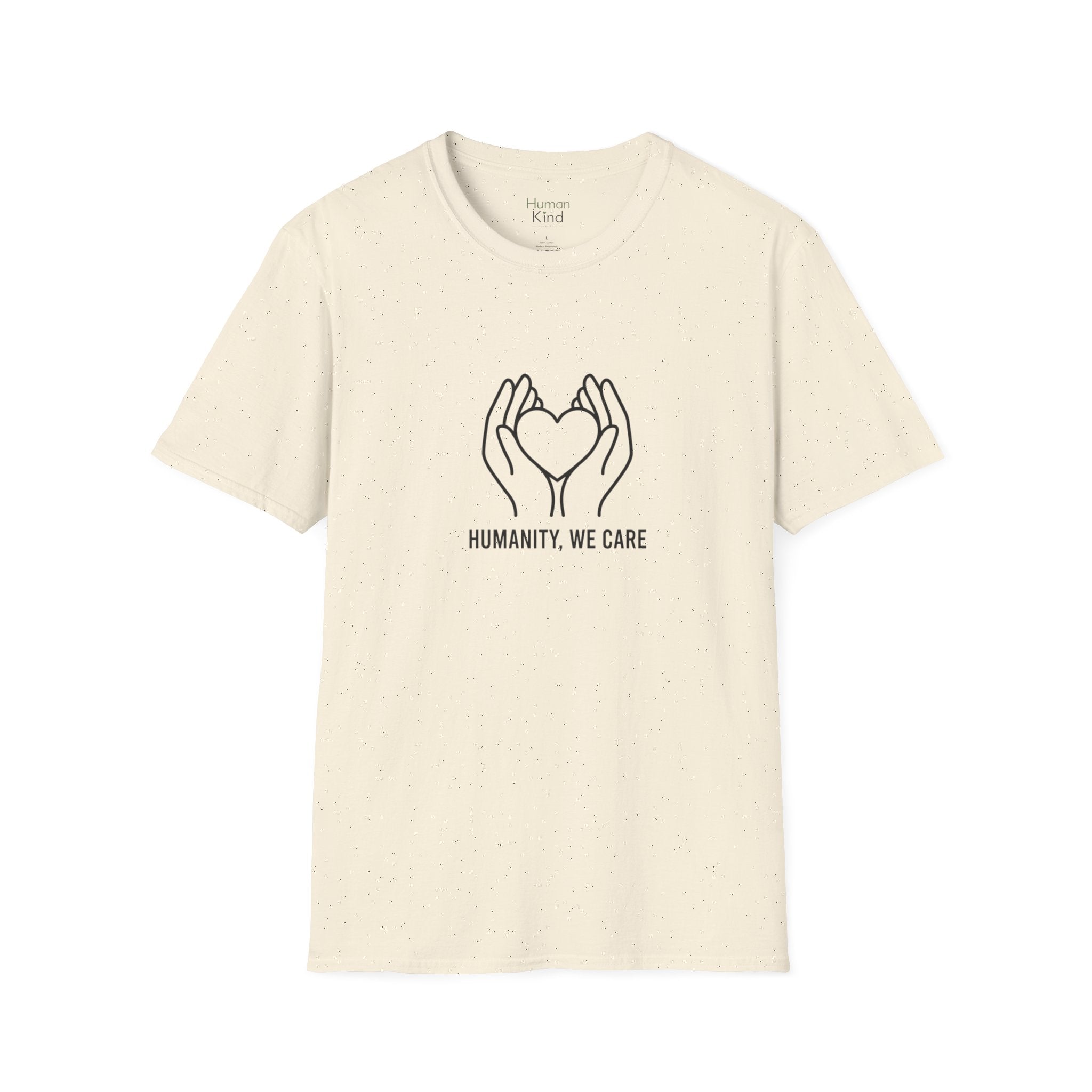 Humanity We Care - minimal T-Shirt